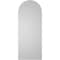 Ekena Millwork Round Top Surface Mount PVC Gable Vent w/ 2"W x 1-1/2"P Brickmould Frame, 16"W x 40"H GVPRT16X4002SN - alternate 2